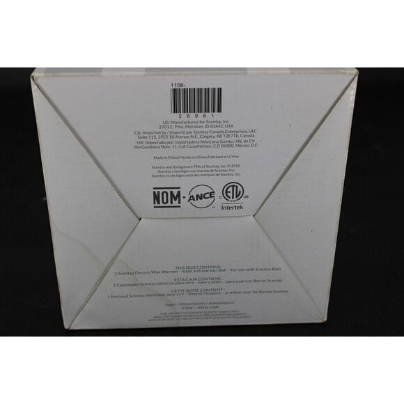 Scentsy Zen Rock Element Wax Warmer Base & Dish Electric Grey Stone RETIRED NEW - Picture 5 of 5